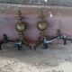 Pair of vintage French chenets