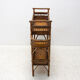Mid century wicker and beech plant stand, 1960´s, Central Europe