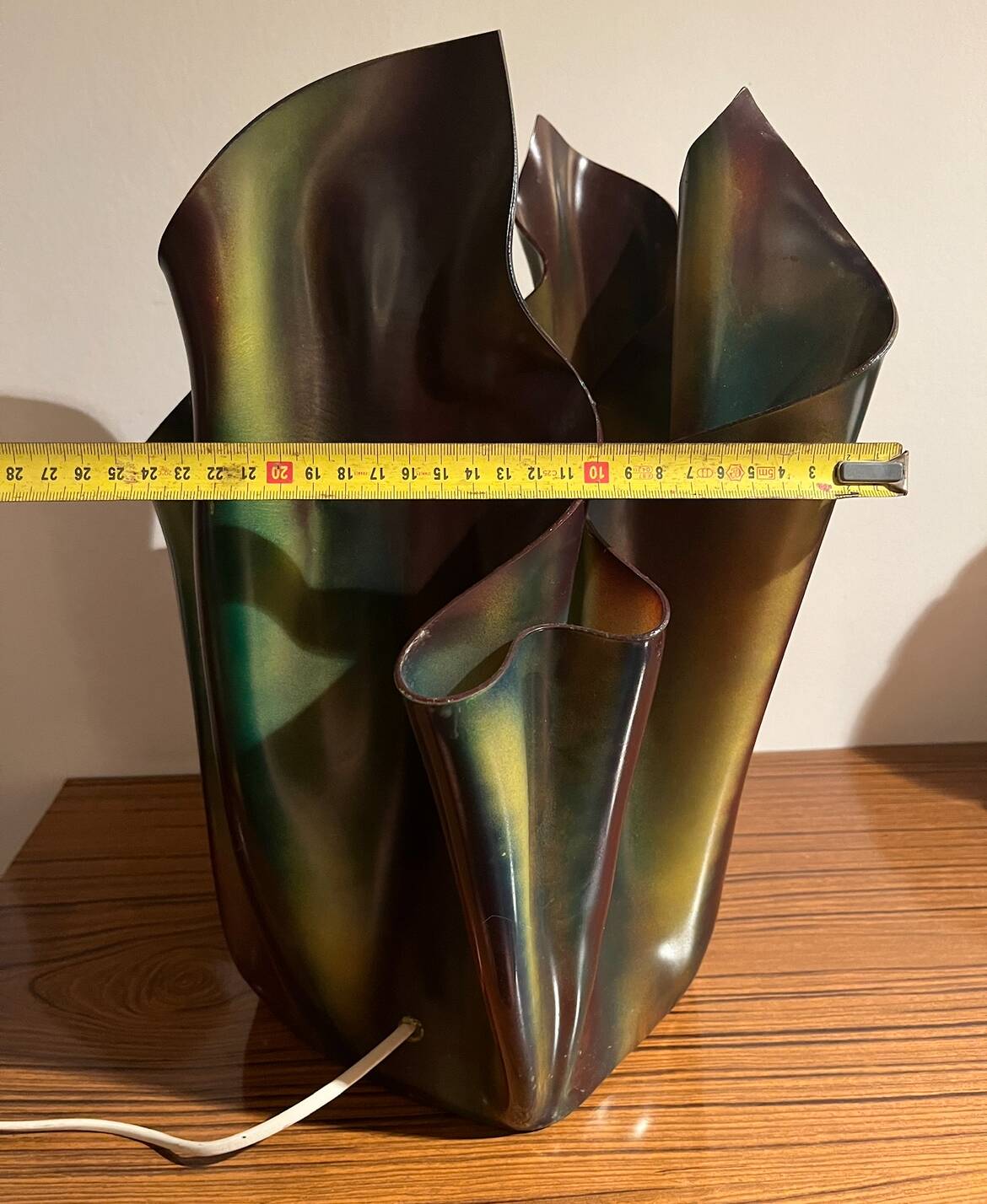Vintage resin lamp in the style of Georgia Jacob from the 70s/80s.