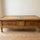 Wooden coffee table