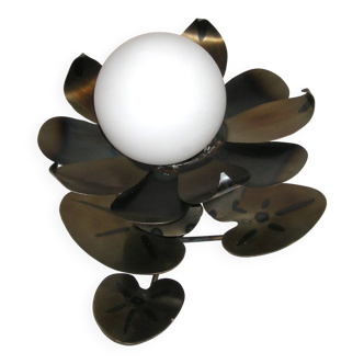 Water lily table lamp - Jansen style from the 70s