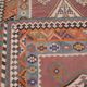 Oriental Kilim Rug Shiraz Gashgaï Antique: 1.50 X 2.85 Metres -