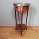 Pedestal table or harness in rosewood marquetry Louis XV style