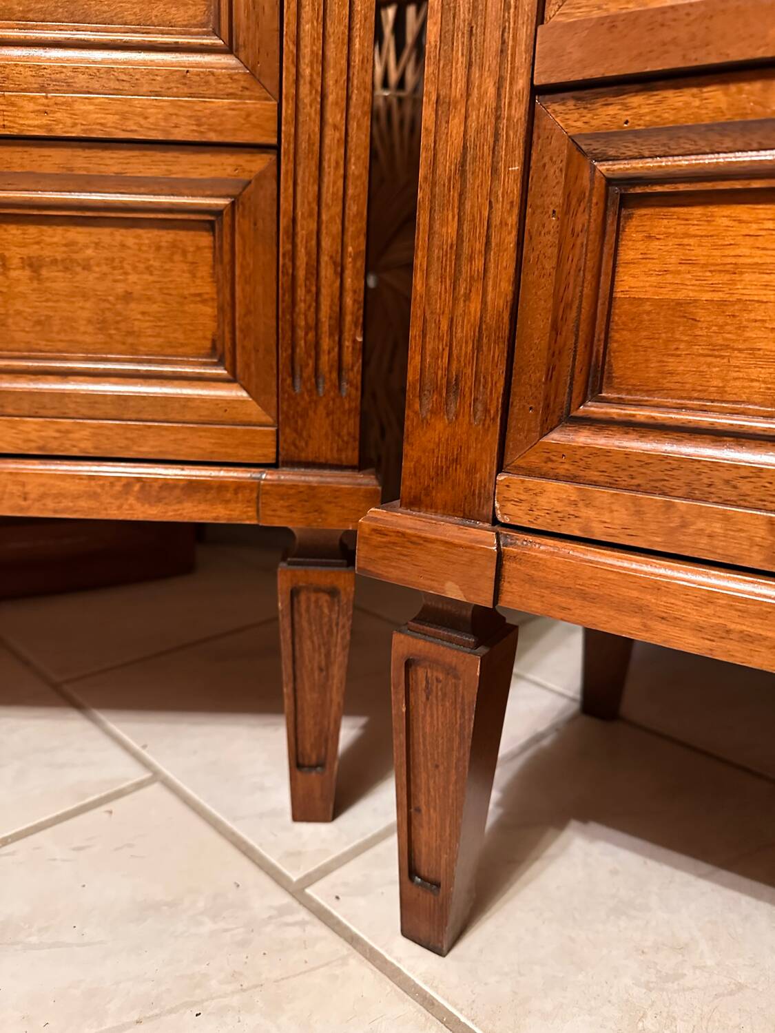 Vintage dresser bedside tables