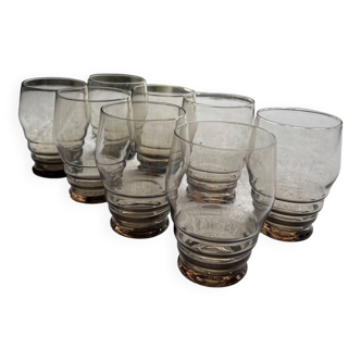 Série de 8 verres / lot de verres