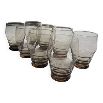 Series of 8 glasses / set of glasses