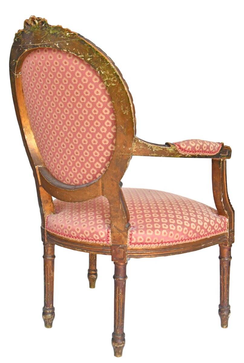 Set of 4 Louis XVI style cabriolet chairs