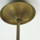 art déco glass PENDANT LIGHT airbrush pleated shape avantgarde design