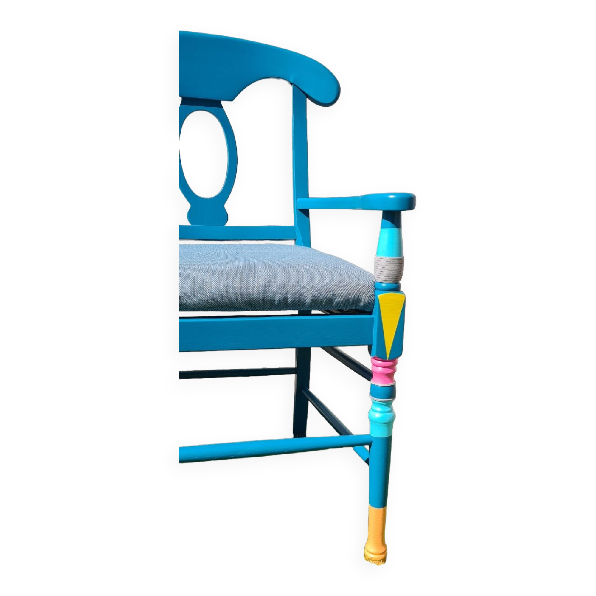 Restyled wooden bench