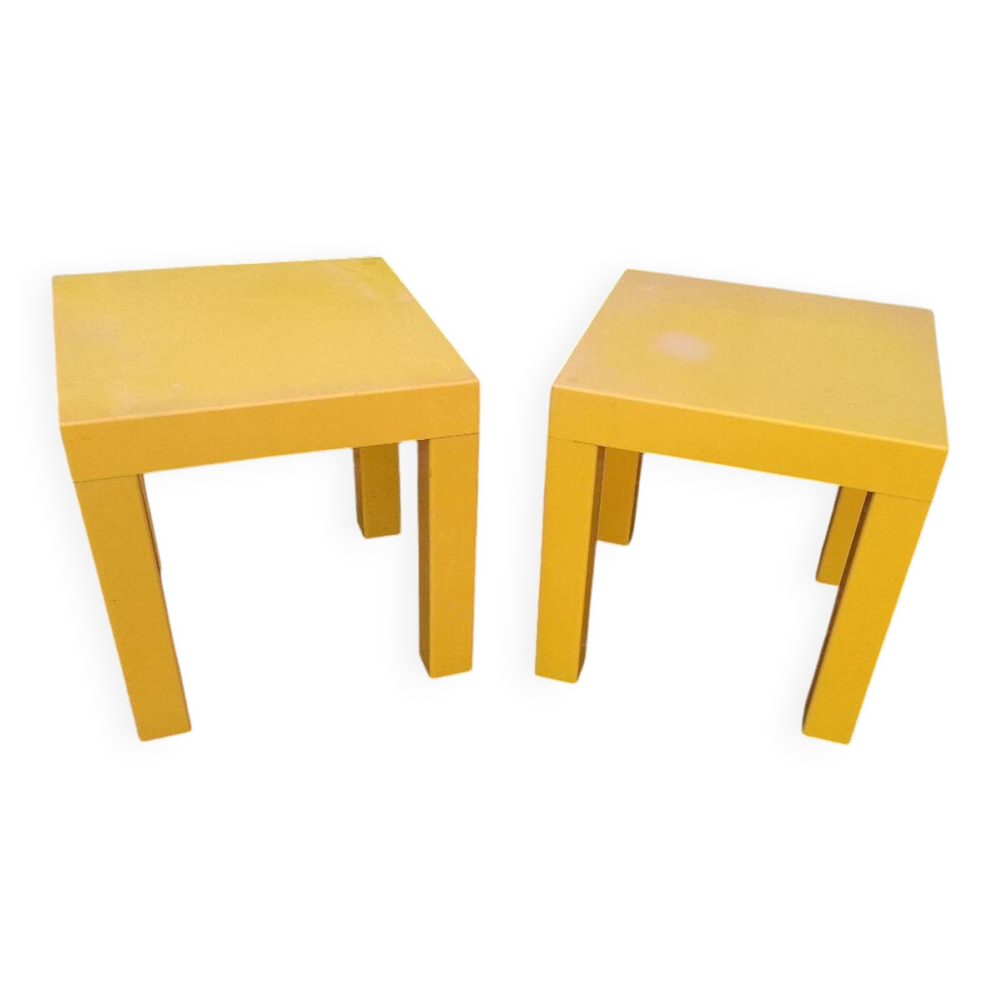 2 vintage 80's coffee tables