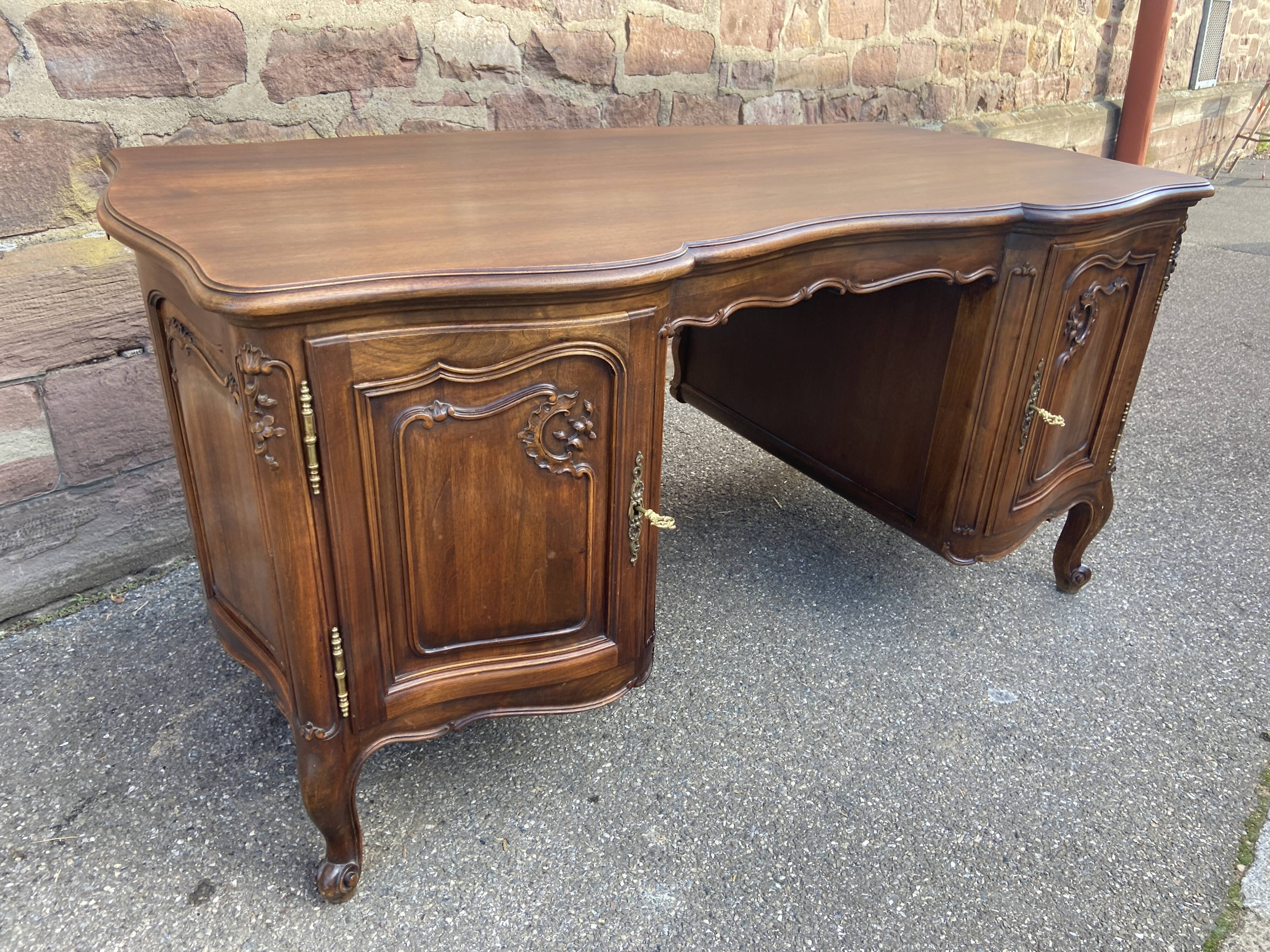 Huge walnut notary office