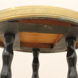 Art deco wood and brass side table 1930s