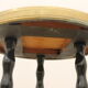 Art deco wood and brass side table 1930s