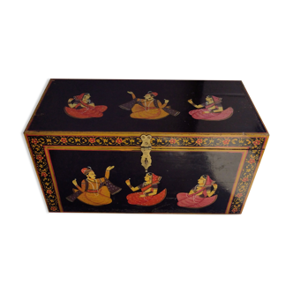 Indian handpainted wedding chest