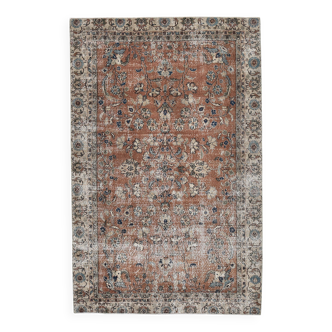 Tapis persan à motifs floraux rouges et bleus, 186 x 291 cm SK 240859