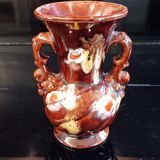 Small vase with handles, numbered ceramic (Vallauris). Very good condition.