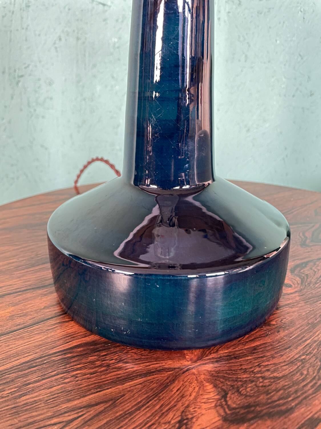Danish Mid-Century Pottery Table Lamp