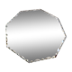 Miroir biseauté octogonal - 27 x 27 cm