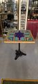 Bistro table with a hand-painted top by Bing, Cannes, 1990s.