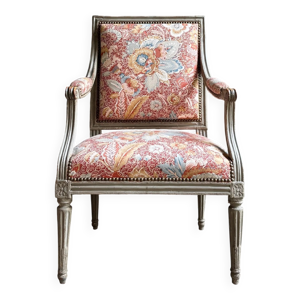 Fauteuil à la reine - tissu