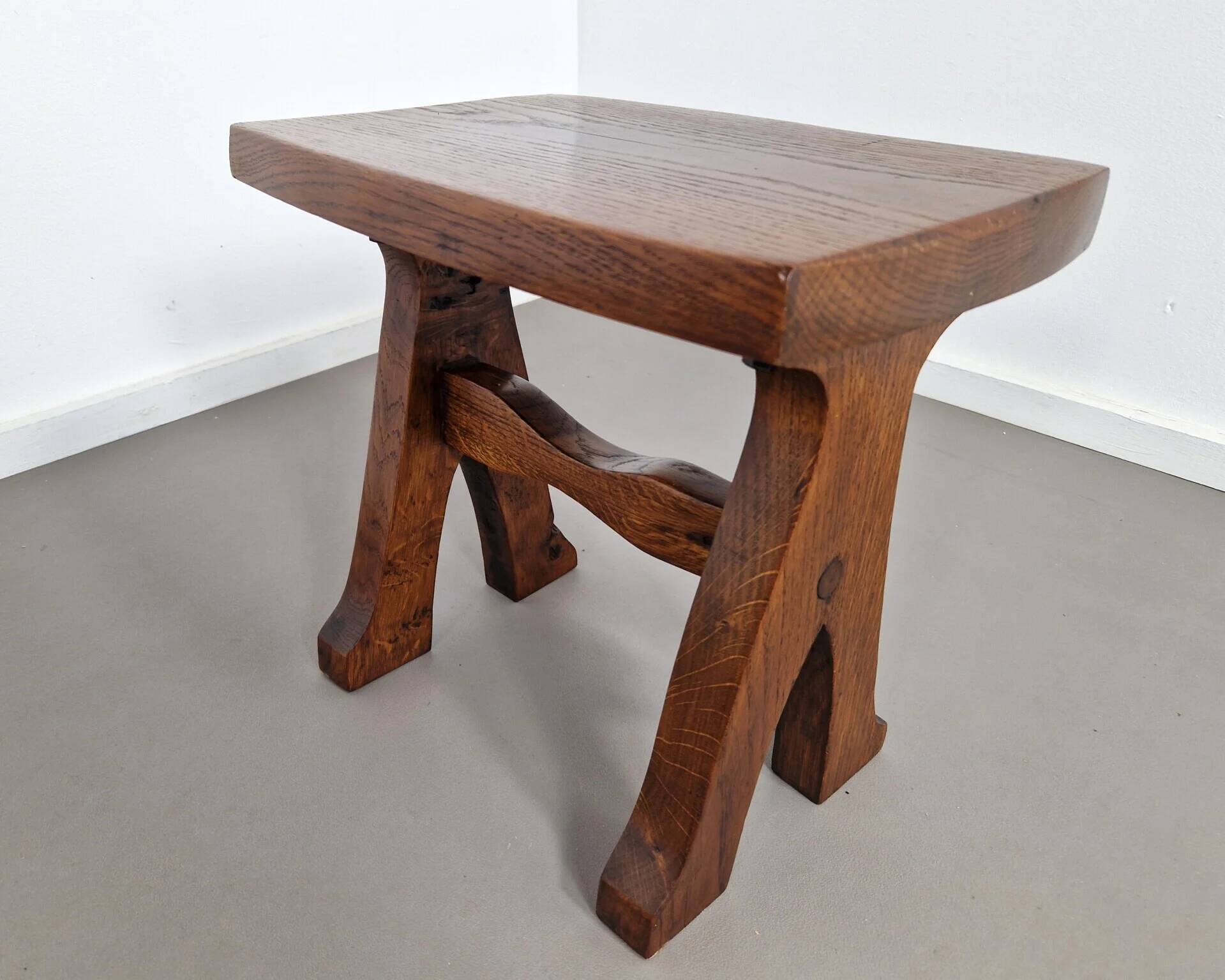 Tabouret en chêne | France années 1960