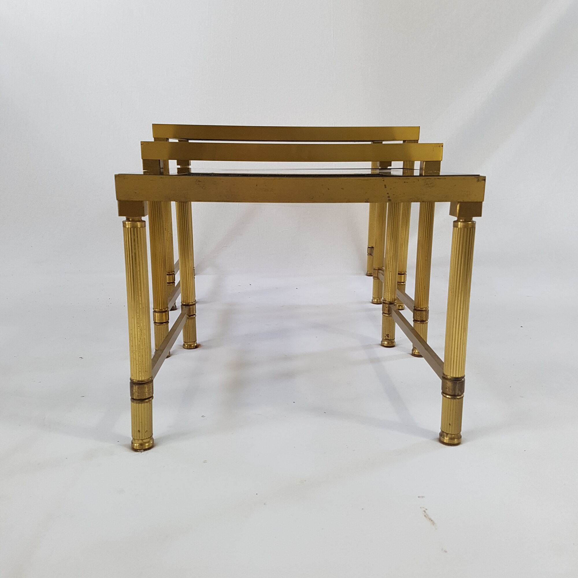 Brass pull-out tables