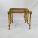 Brass pull-out tables