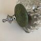 Vintage molded glass wall lamp