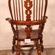 19th century Windsor oak armchair