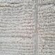 Large white Moroccan handwoven traditional carpet size 2/3m