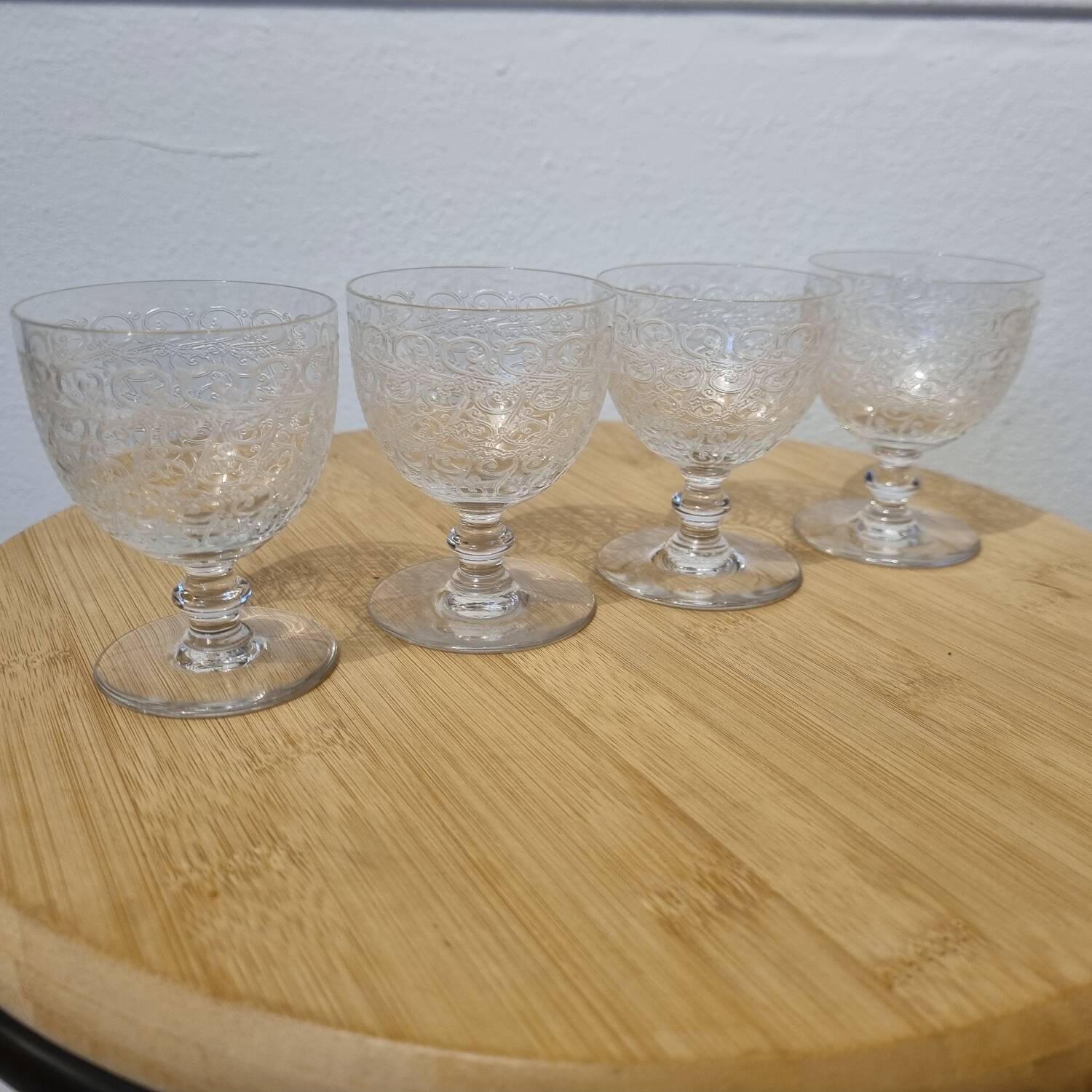 White wine glass, Baccarat Rohan 1920