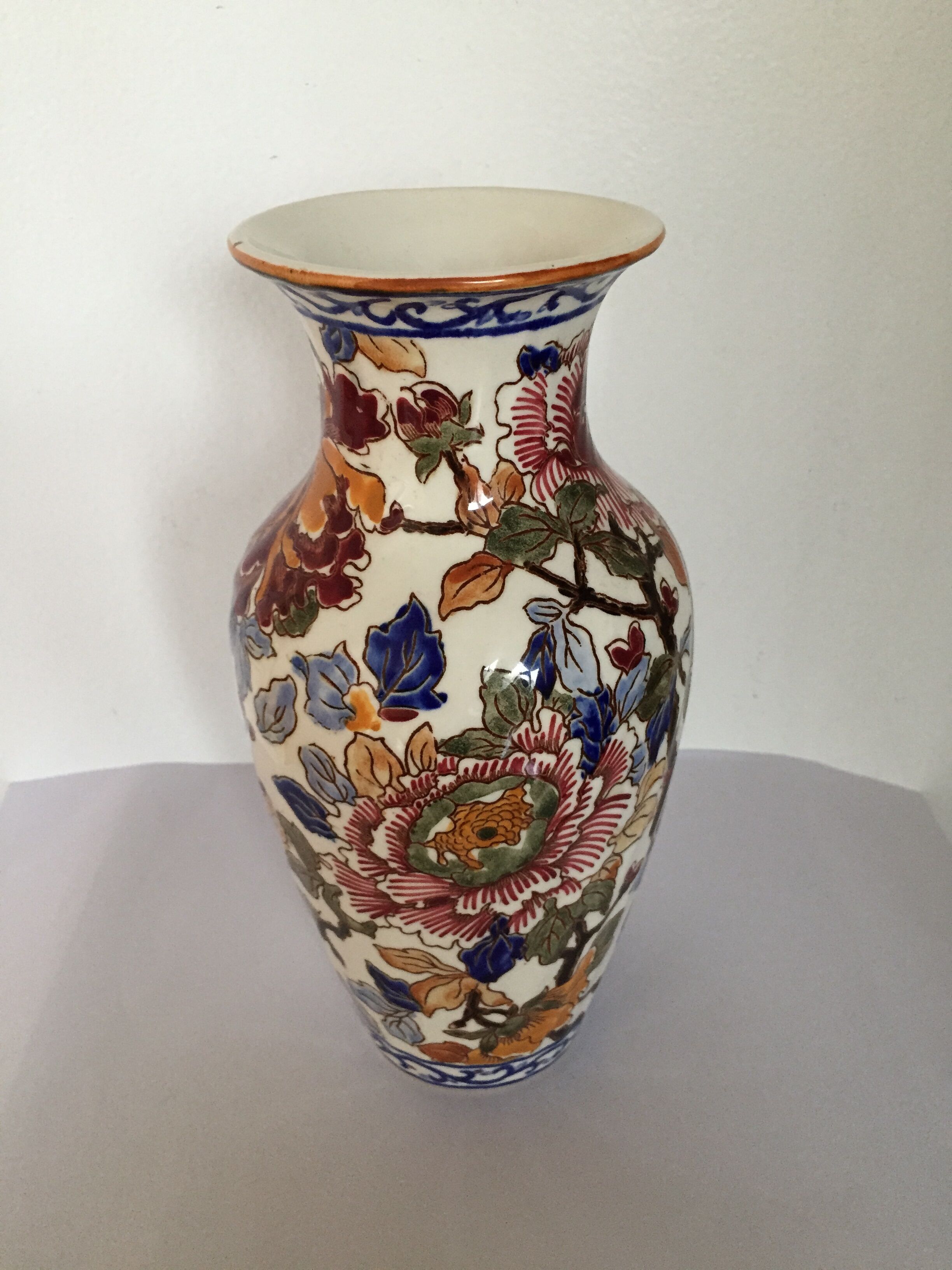 Gien ceramic vase