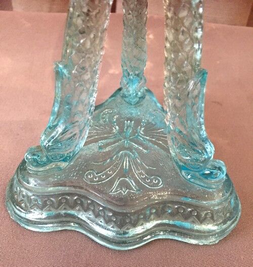 Cup on crystal stand and portious glass