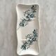 Empty pocket soap dish "Floréal" iron earthenware from Lyon