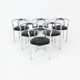 6 “Locus Solus” Chairs by Gae Aulenti for Poltronova, 1960s