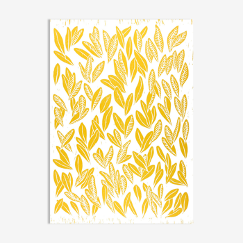 Feuille jaune