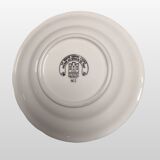 Set of 6 porcelain plates Rébus Gien