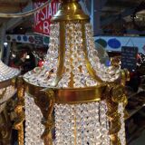 Chandelier with tassels