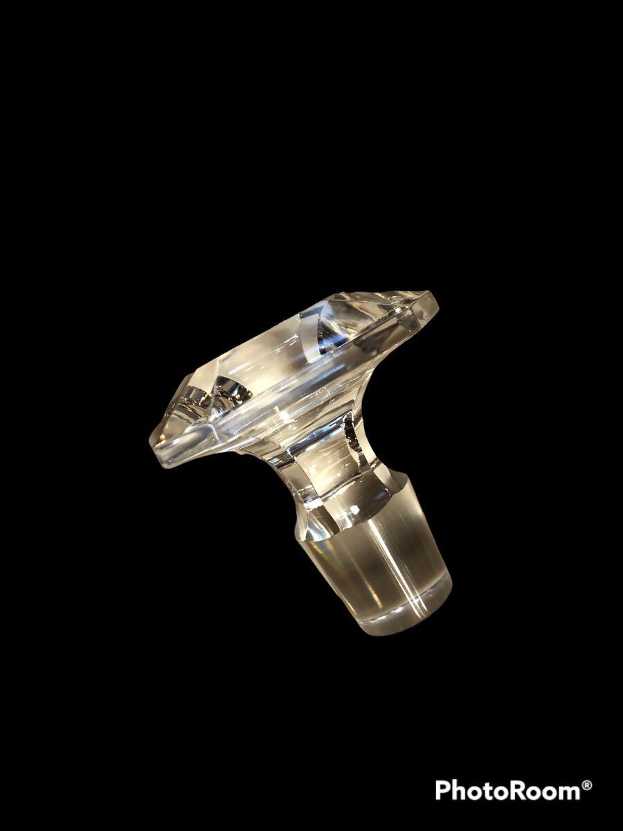 Whisky decanter - crystal - baccarat house 1970