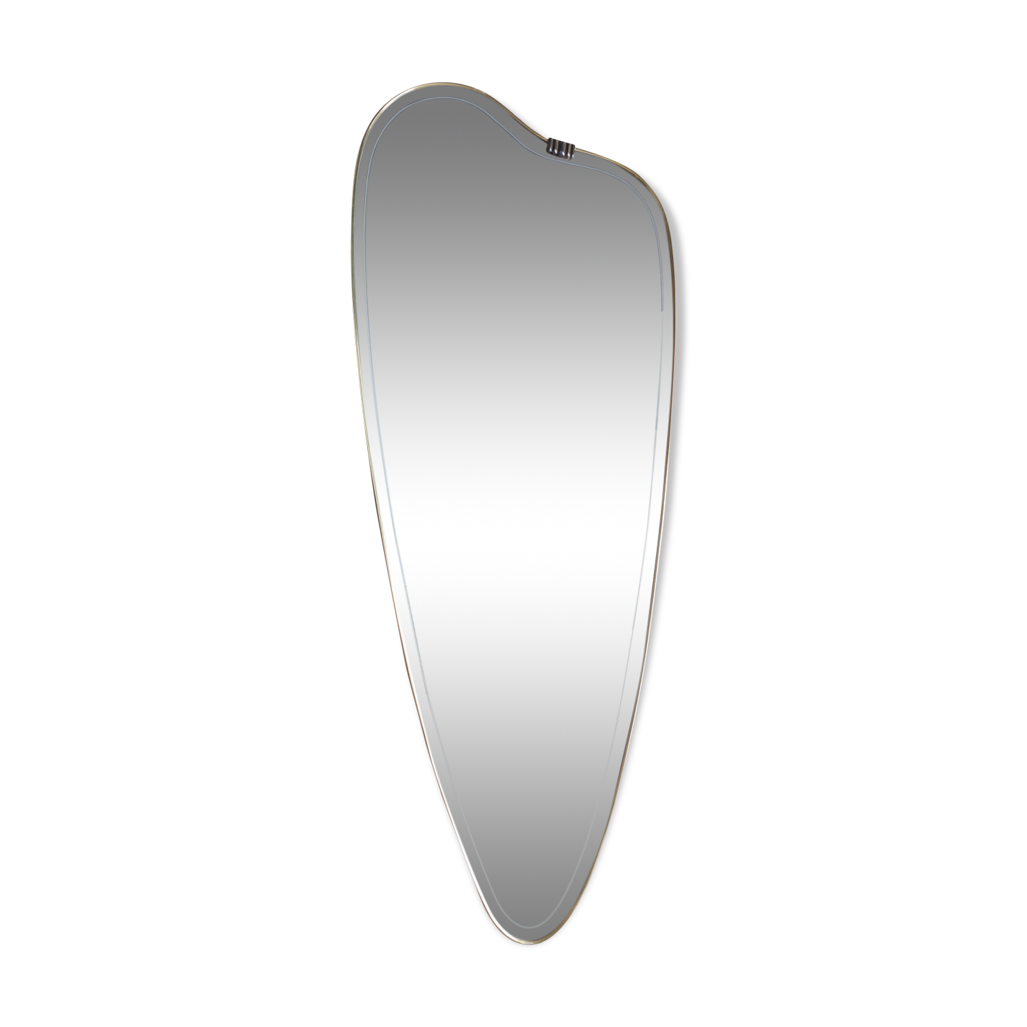 Free-form asymmetrical mirror rearview mirror