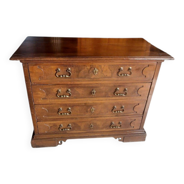 17th-century walnut antique chest of drawers