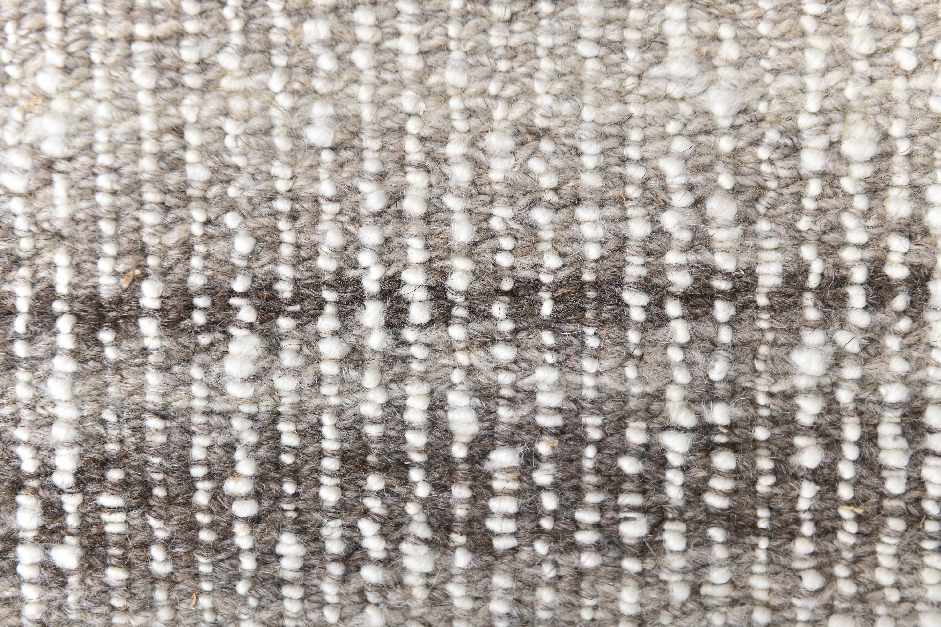 Cream brown wool runner rug, wool corridor rug for house , soft wool rug