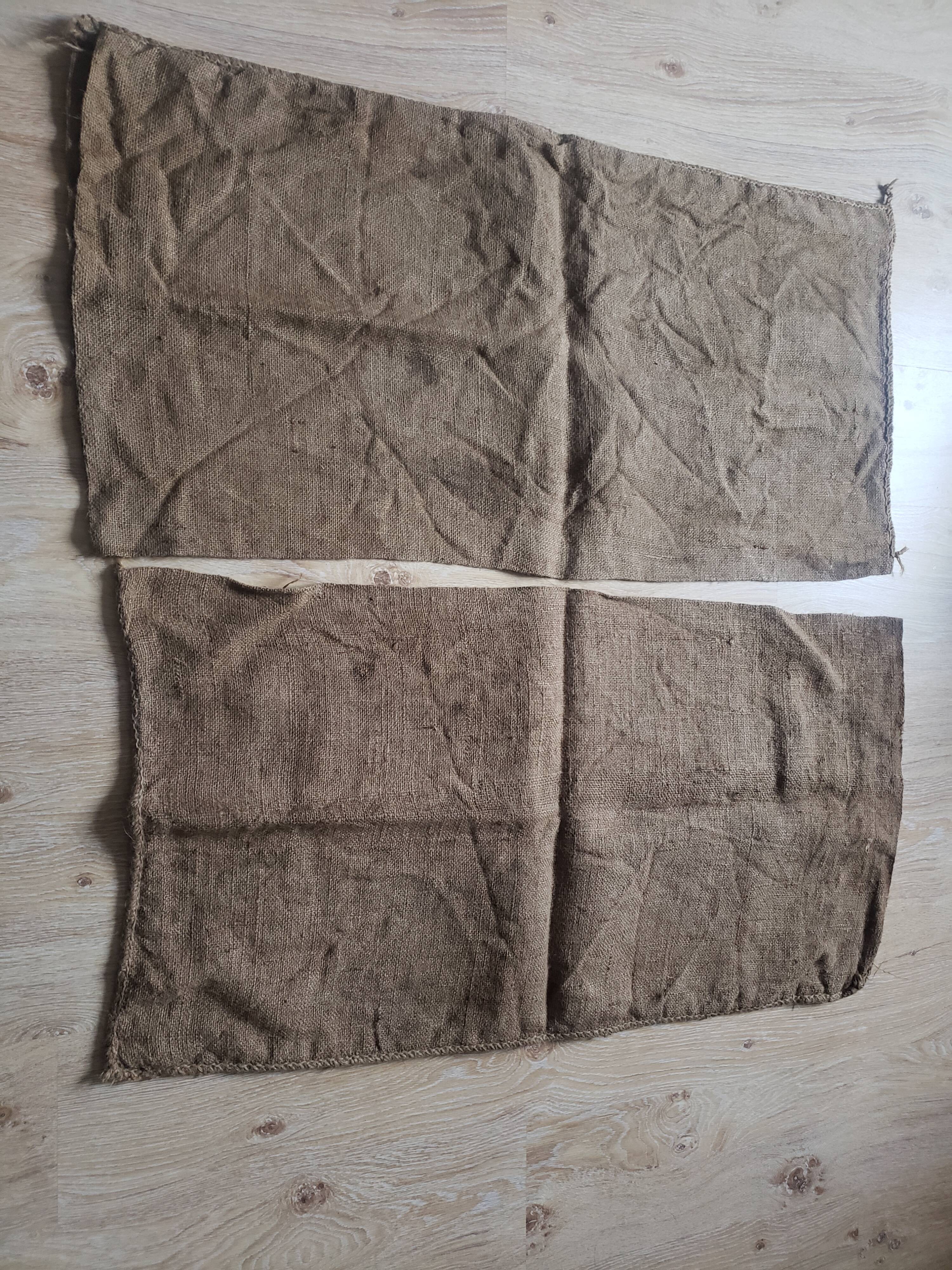 2 bags in burlap