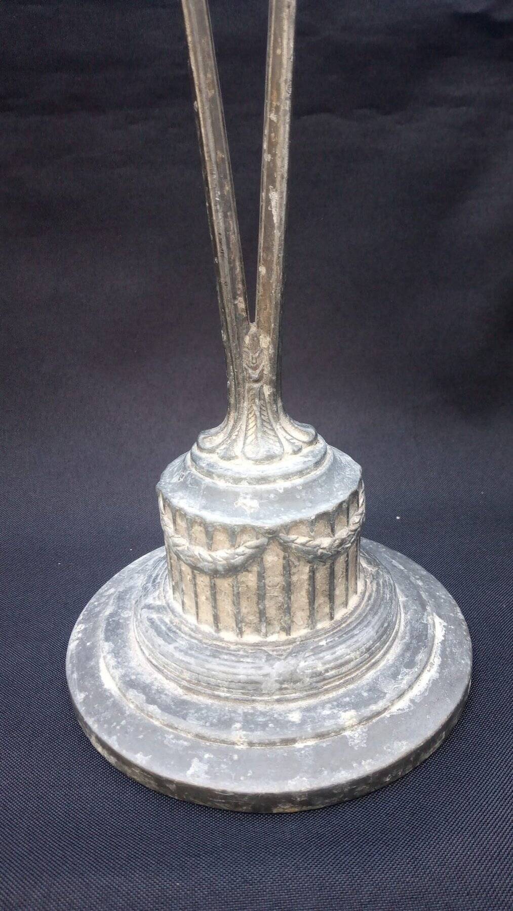 WMF Antique Art Nouveau Candlestick Pair Jugendstil  Germany
