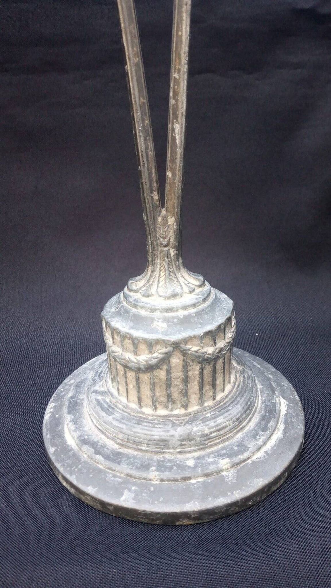 WMF Antique Art Nouveau Candlestick Pair Jugendstil  Germany