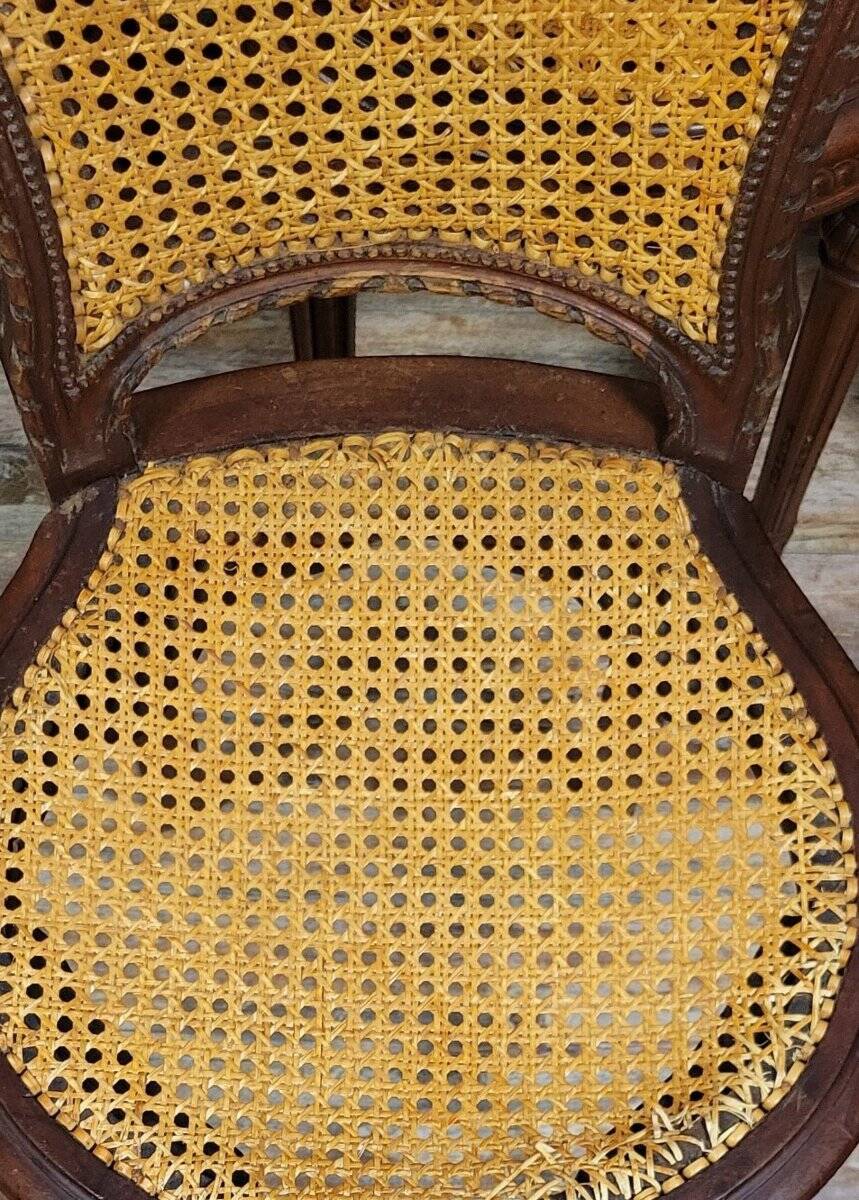 Ensemble de 6 chaises en acajou de style Louis XVI