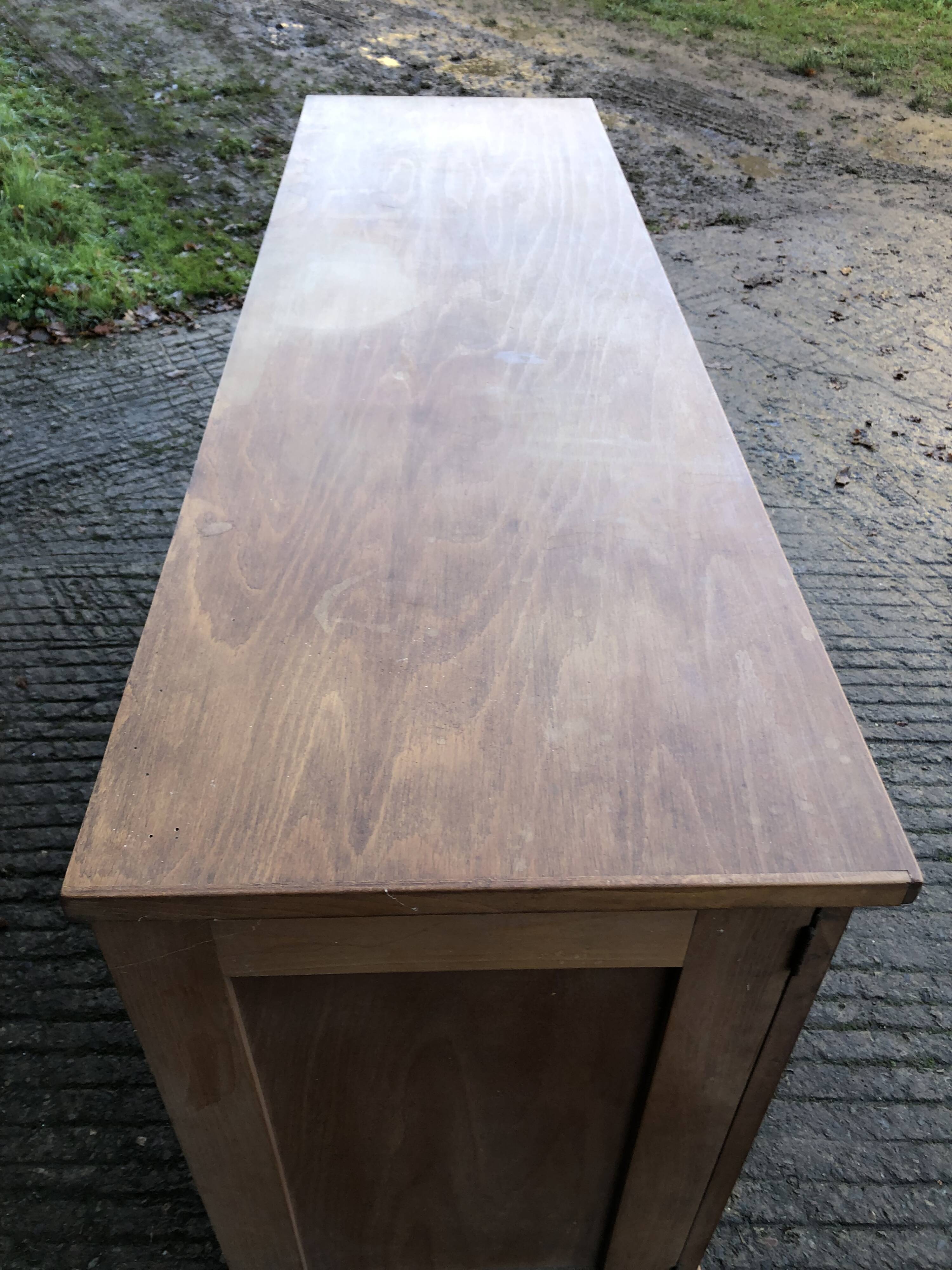 Buffet René Gabriel en hêtre et cp hêtre d’époque reconstruction