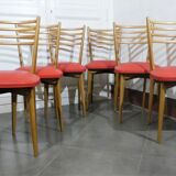 Lot of 6 dining room chairs