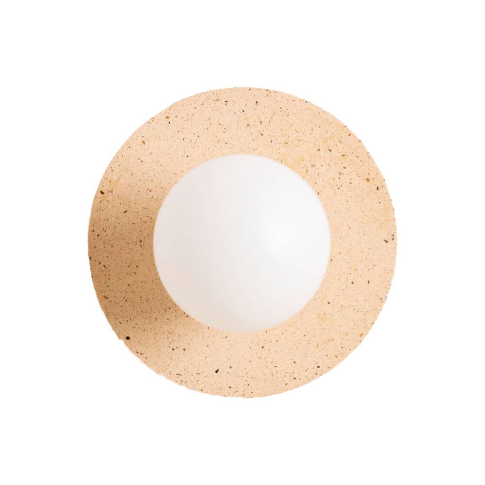 ALBA wall light in beige concrete