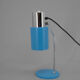 Mid-century blue table lamp by Napako, 1970s